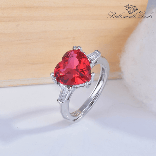 July Ruby Birthstone Ring - Birthmonth Deals