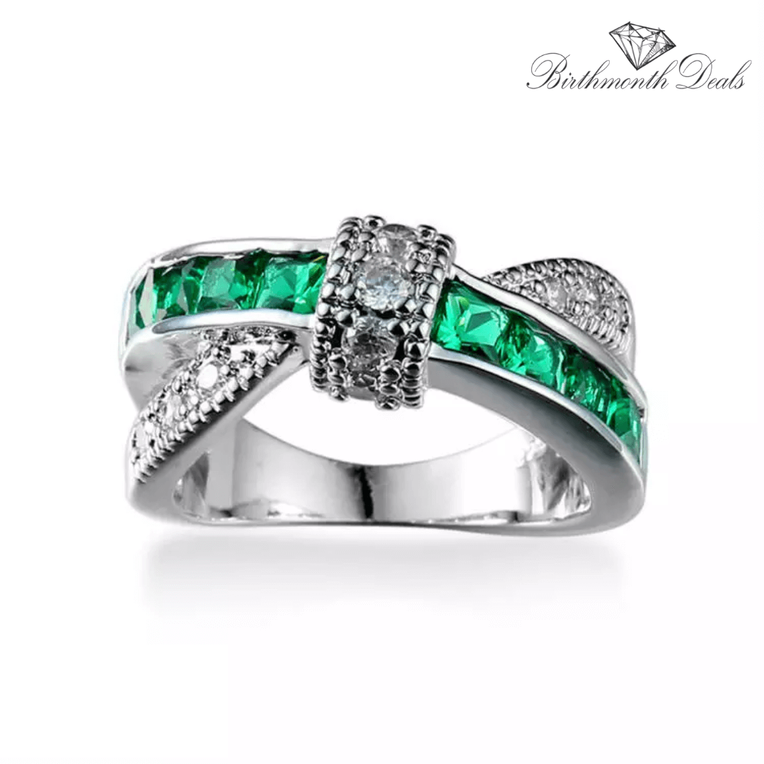 May Emerald Birthstone Ring - Birthmonth Deals