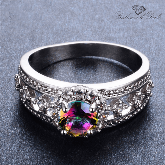 June Alexandrite Birthstone Ring - Birthmonth Deals