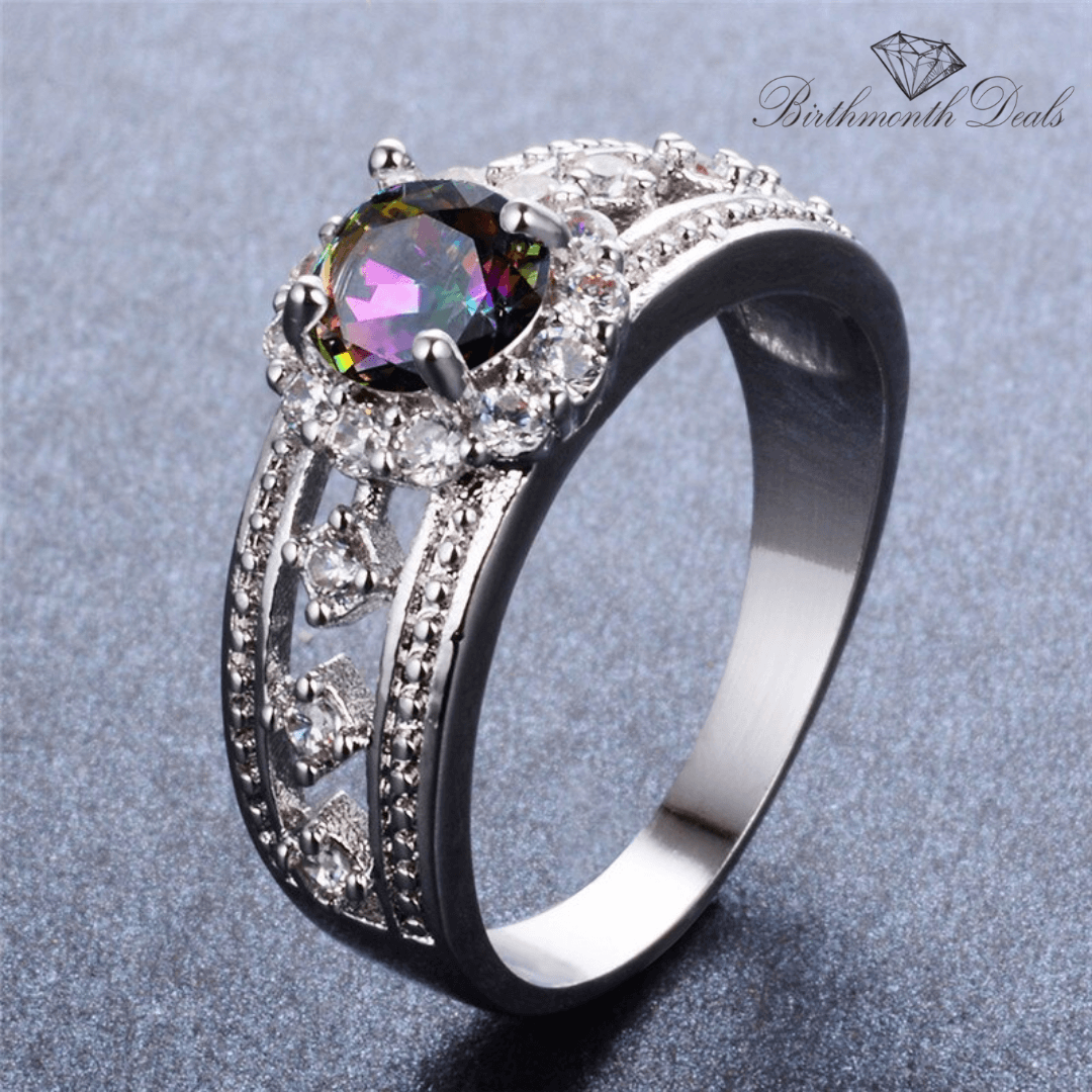 June Alexandrite Birthstone Ring - Birthmonth Deals