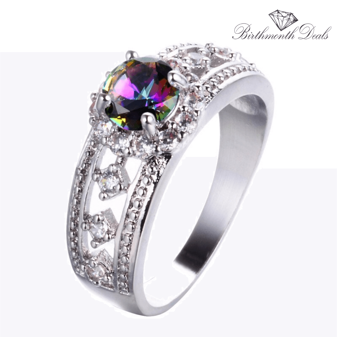 June Alexandrite Birthstone Ring - Birthmonth Deals