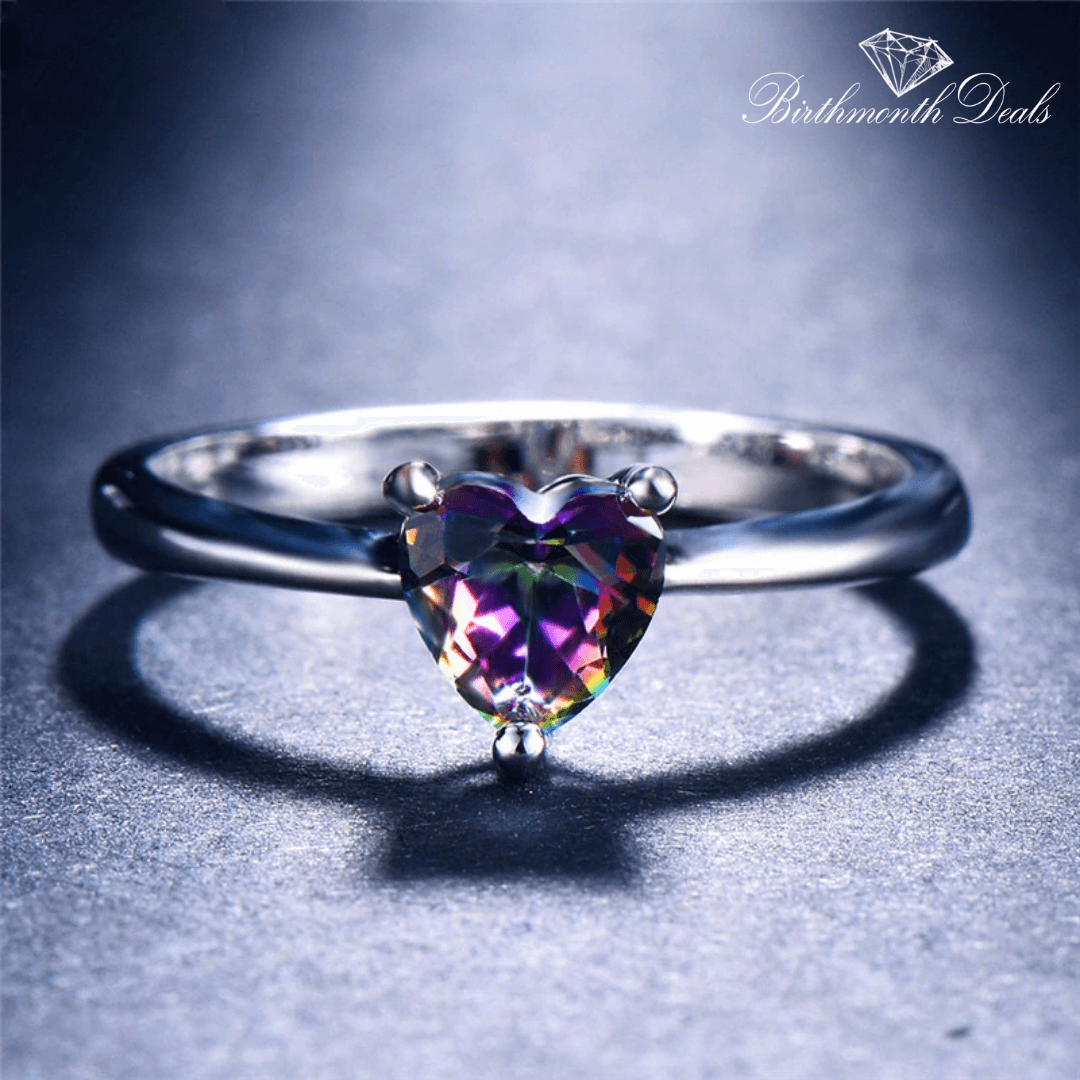 June Alexandrite Birthstone Ring - Birthmonth Deals