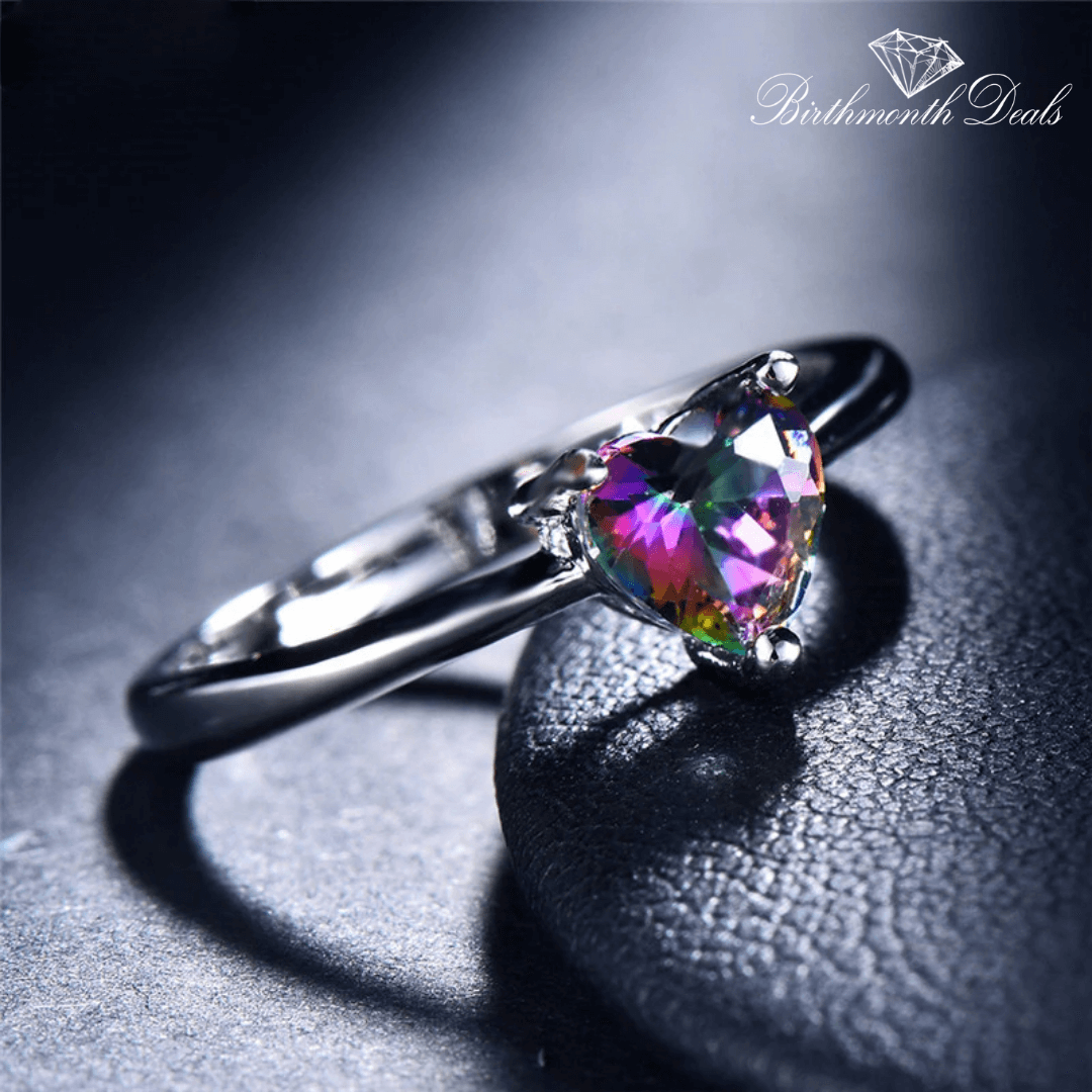 June Alexandrite Birthstone Ring - Birthmonth Deals