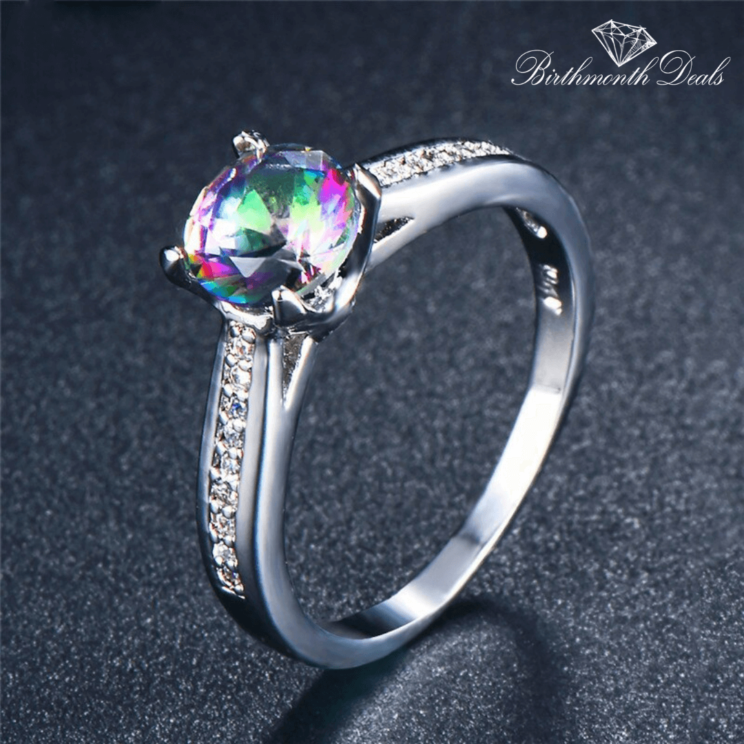 June Alexandrite Birthstone Ring - Birthmonth Deals