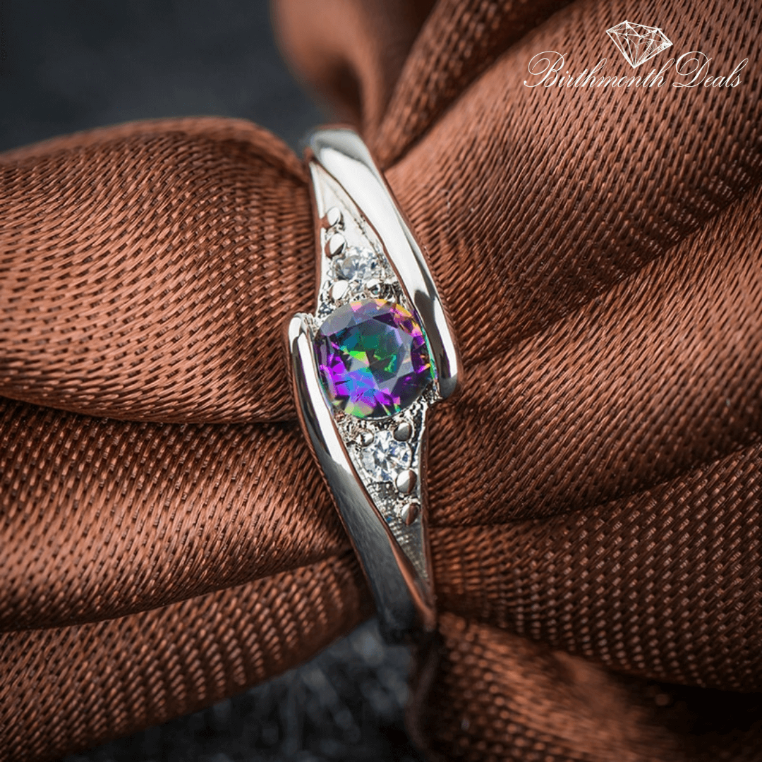 June Alexandrite Birthstone Ring - Birthmonth Deals