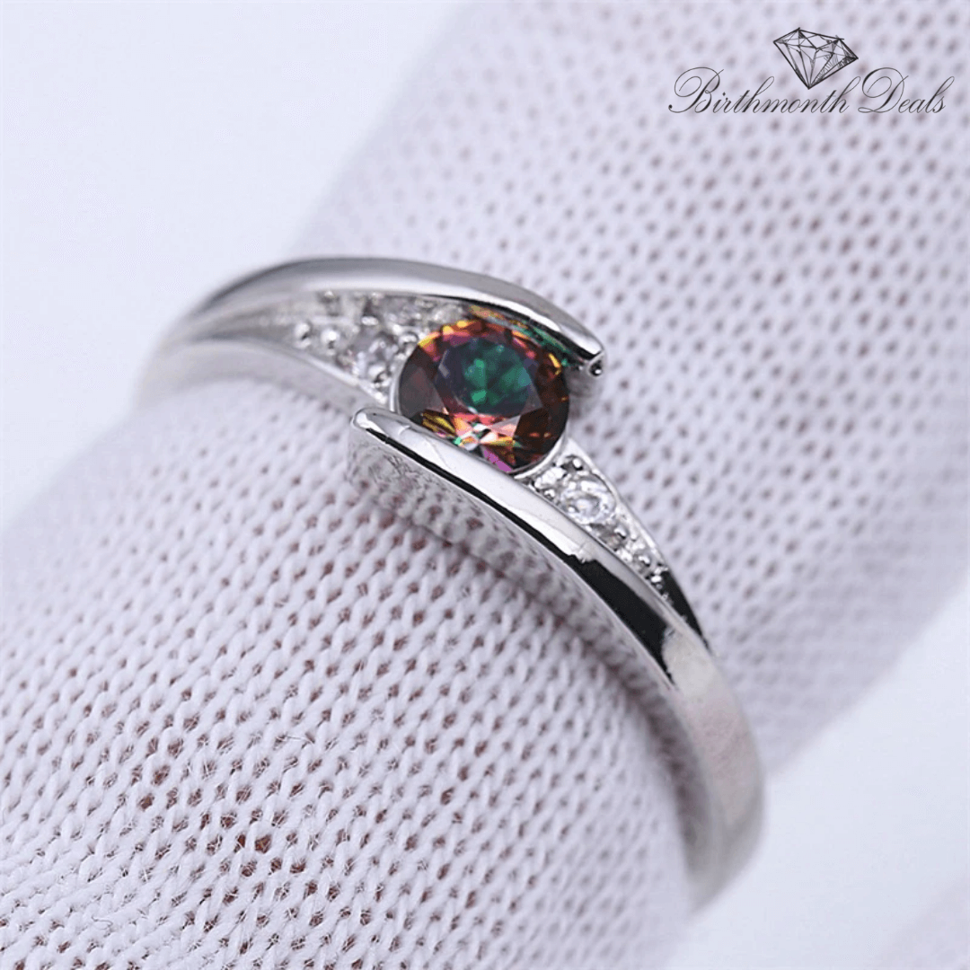 June Alexandrite Birthstone Ring - Birthmonth Deals