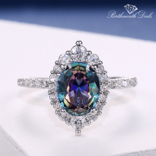 June Alexandrite Birthstone Ring - Birthmonth Deals