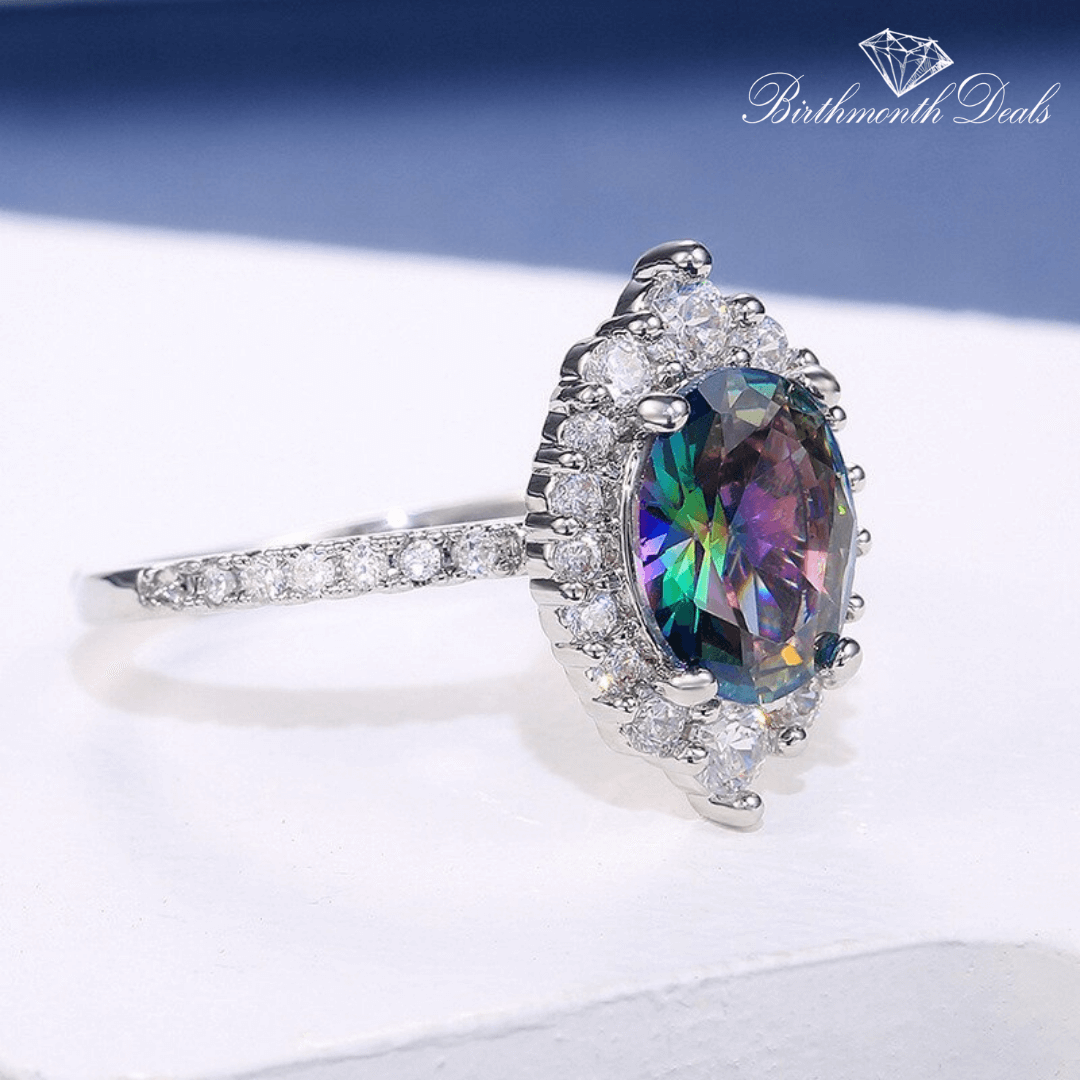 June Alexandrite Birthstone Ring - Birthmonth Deals