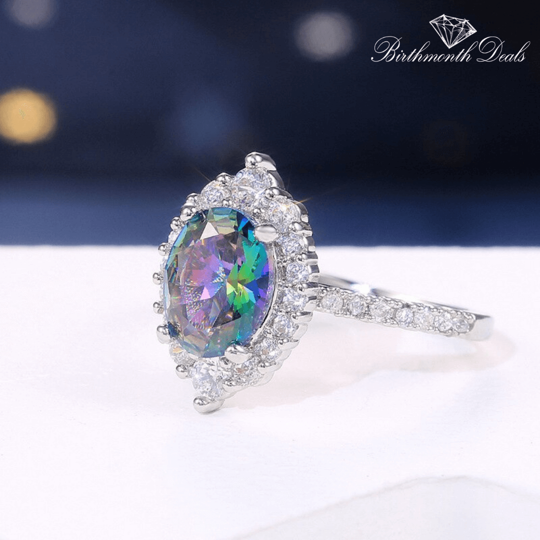 June Alexandrite Birthstone Ring - Birthmonth Deals