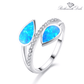 October Opal Birthstone Ring - Birthmonth Deals