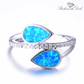 October Opal Birthstone Ring - Birthmonth Deals