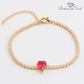 July Ruby Birthstone Bracelet - Birthmonth Deals