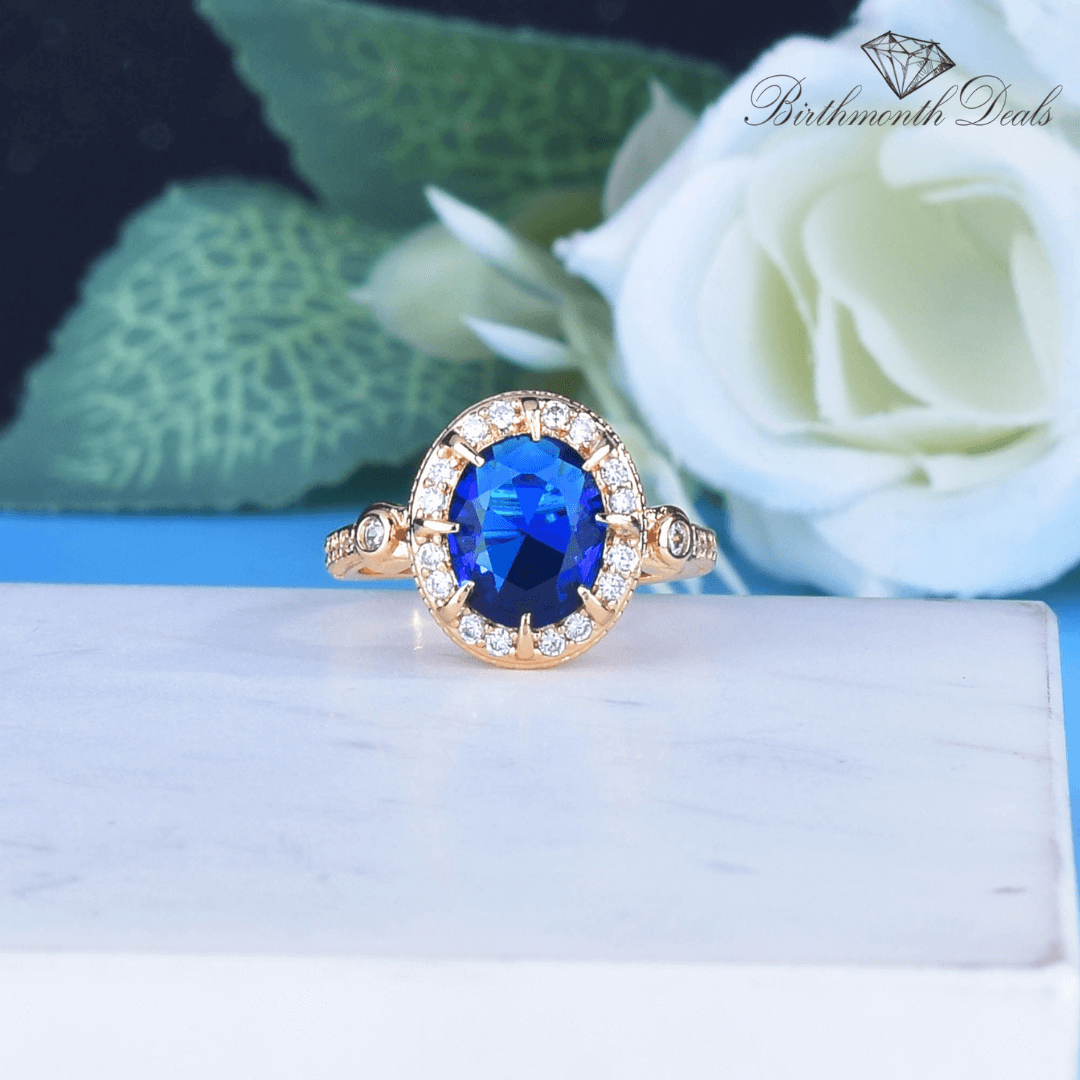 September Sapphire Birthstone Ring - Birthmonth Deals