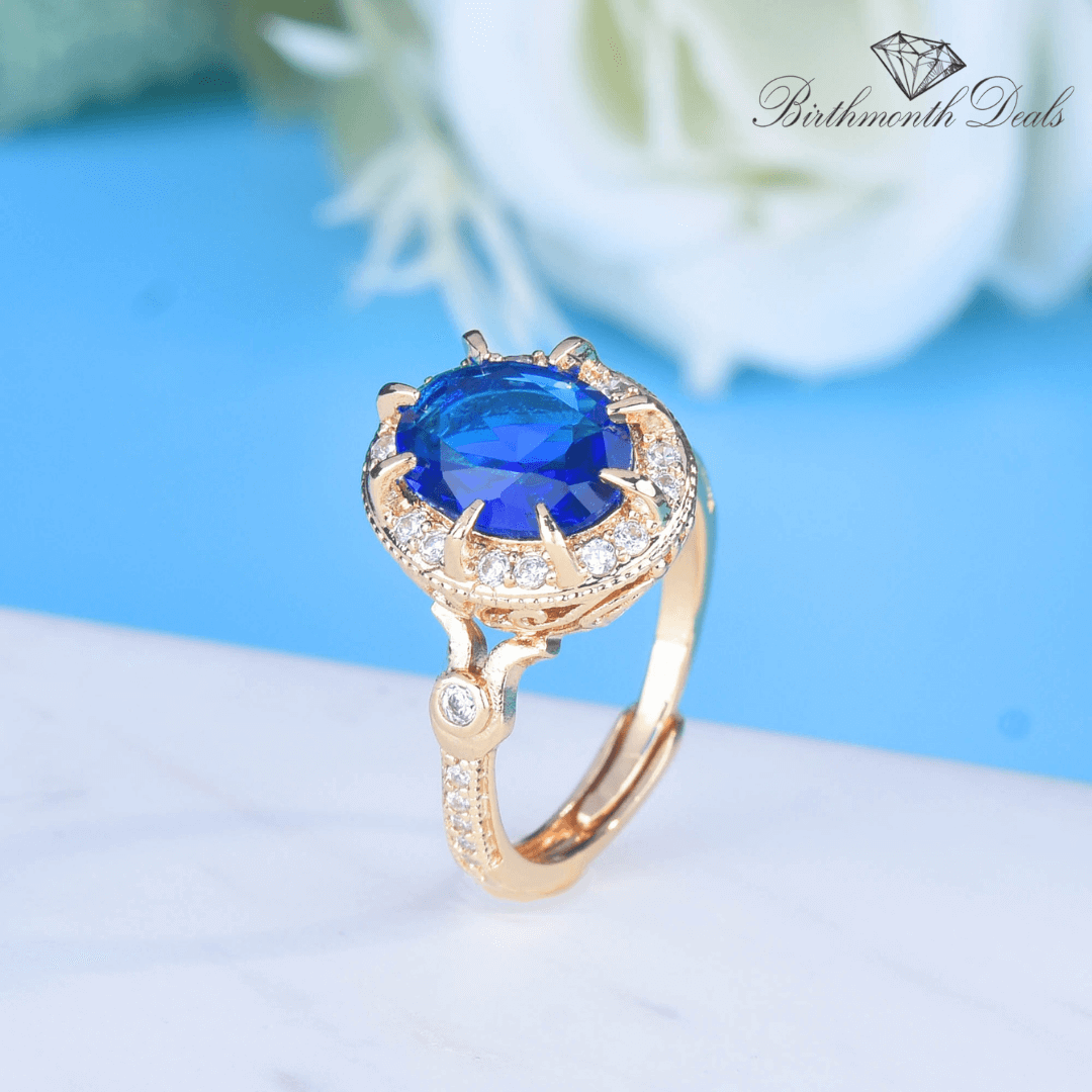 September Sapphire Birthstone Ring - Birthmonth Deals