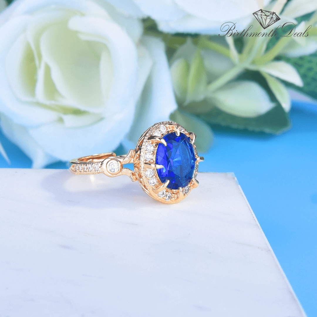 September Sapphire Birthstone Ring - Birthmonth Deals