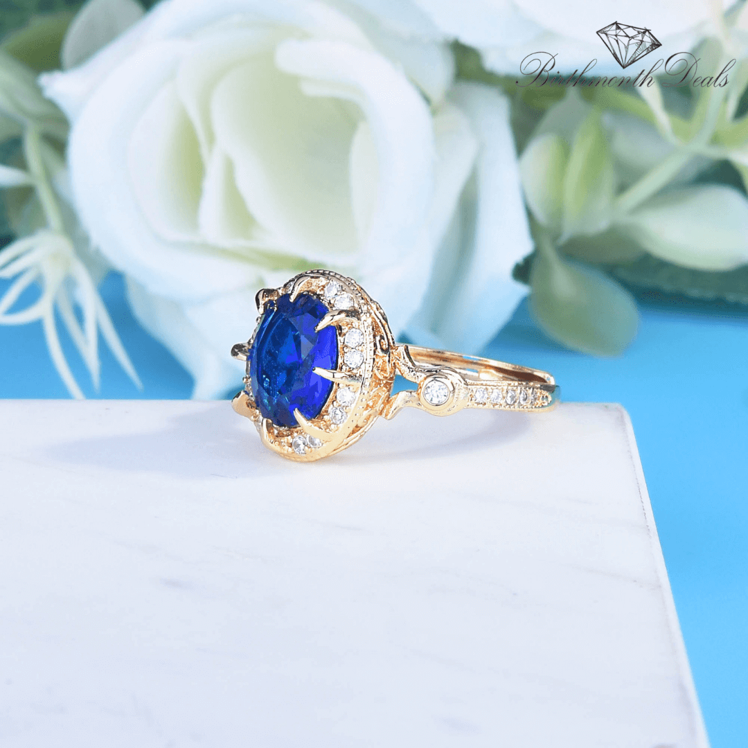 September Sapphire Birthstone Ring - Birthmonth Deals