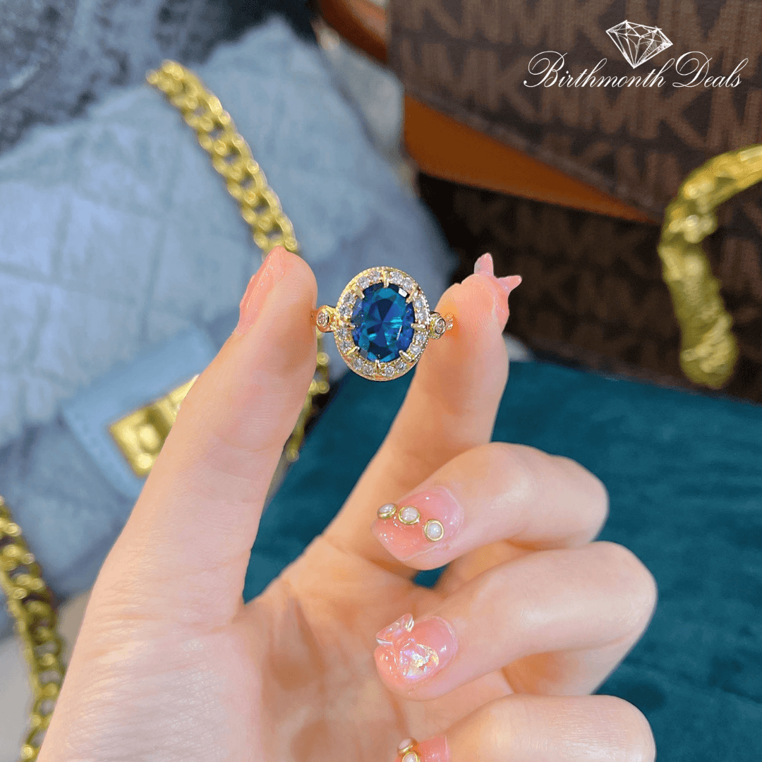 September Sapphire Birthstone Ring - Birthmonth Deals