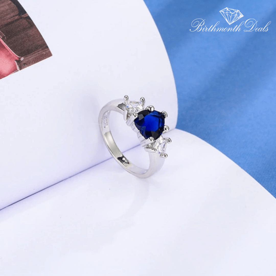 September Sapphire Birthstone Ring - Birthmonth Deals