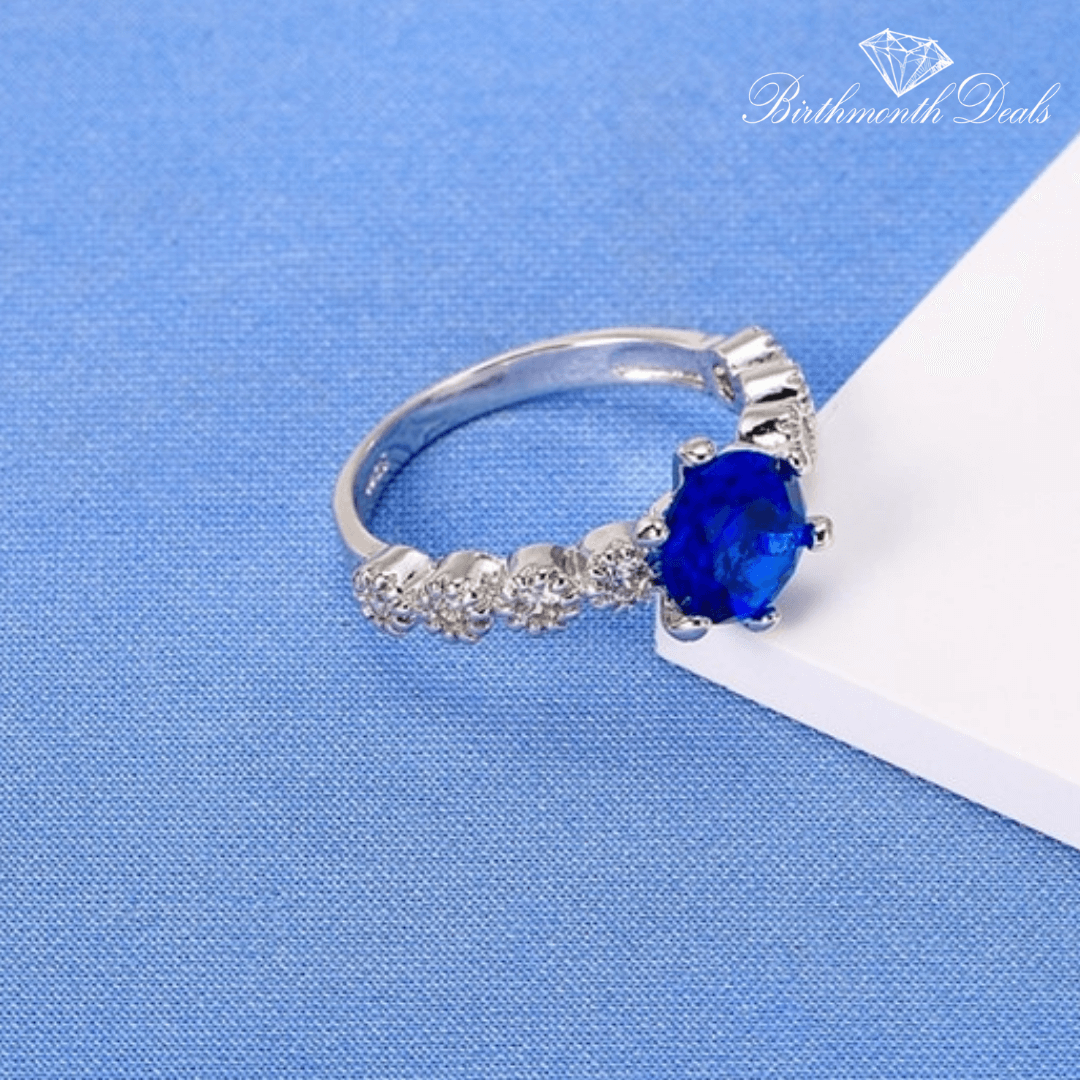 September Sapphire Birthstone Ring - Birthmonth Deals