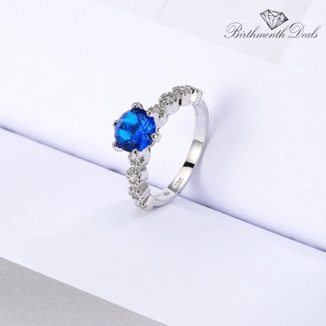 September Sapphire Birthstone Ring - Birthmonth Deals