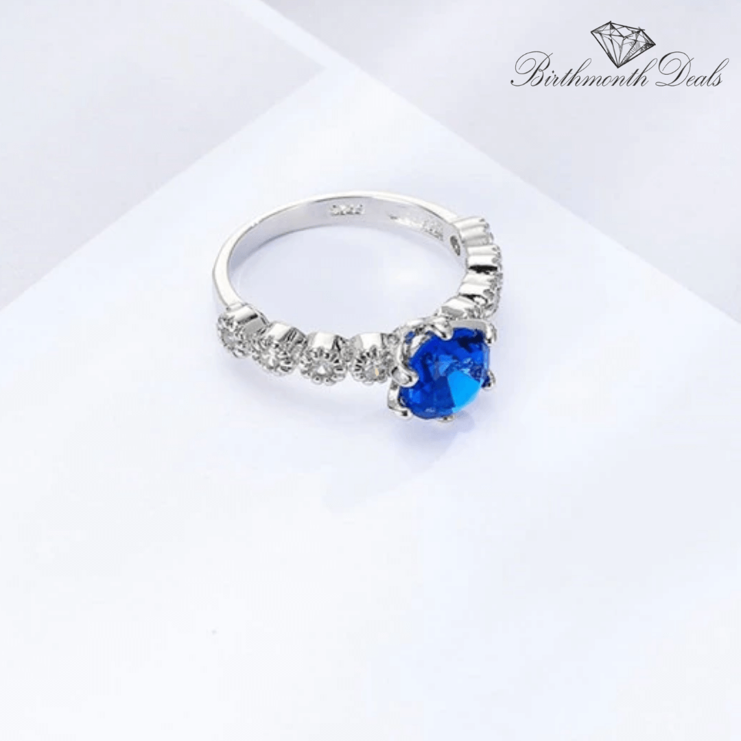 September Sapphire Birthstone Ring - Birthmonth Deals