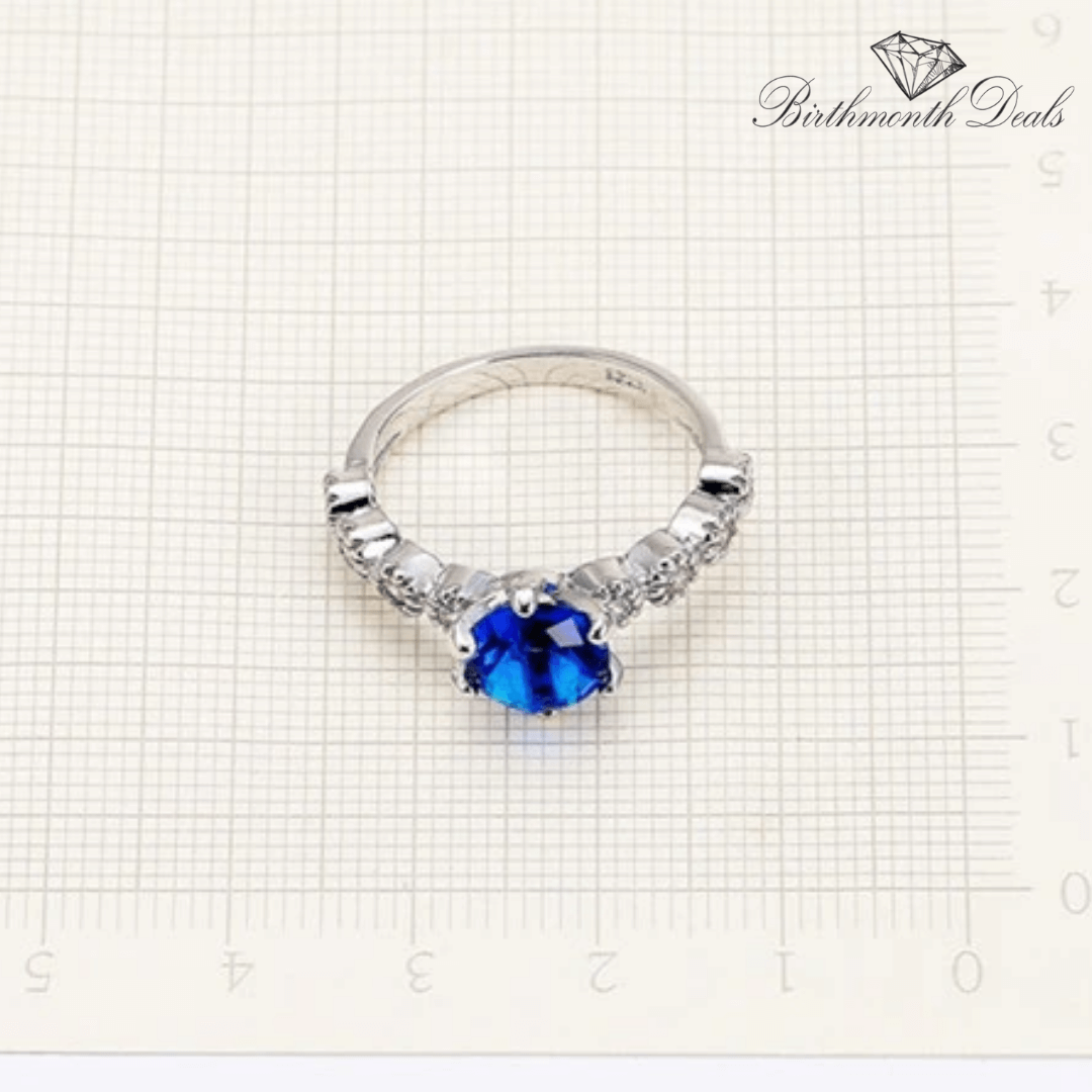 September Sapphire Birthstone Ring - Birthmonth Deals