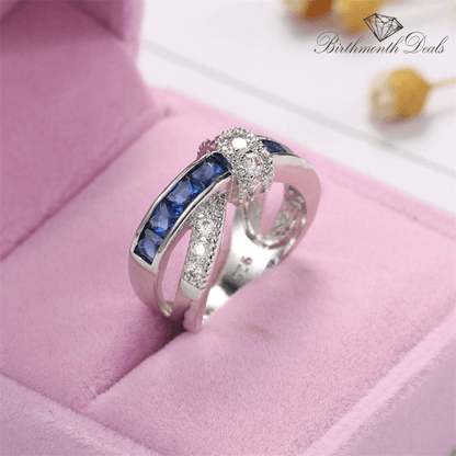 September Sapphire Birthstone Ring - Birthmonth Deals