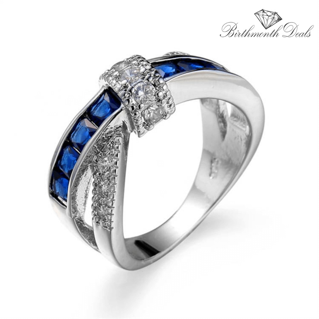 September Sapphire Birthstone Ring - Birthmonth Deals