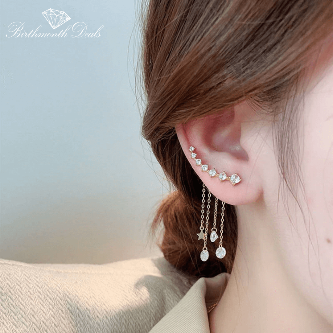 Star Tassel Earrings - Birthmonth Deals