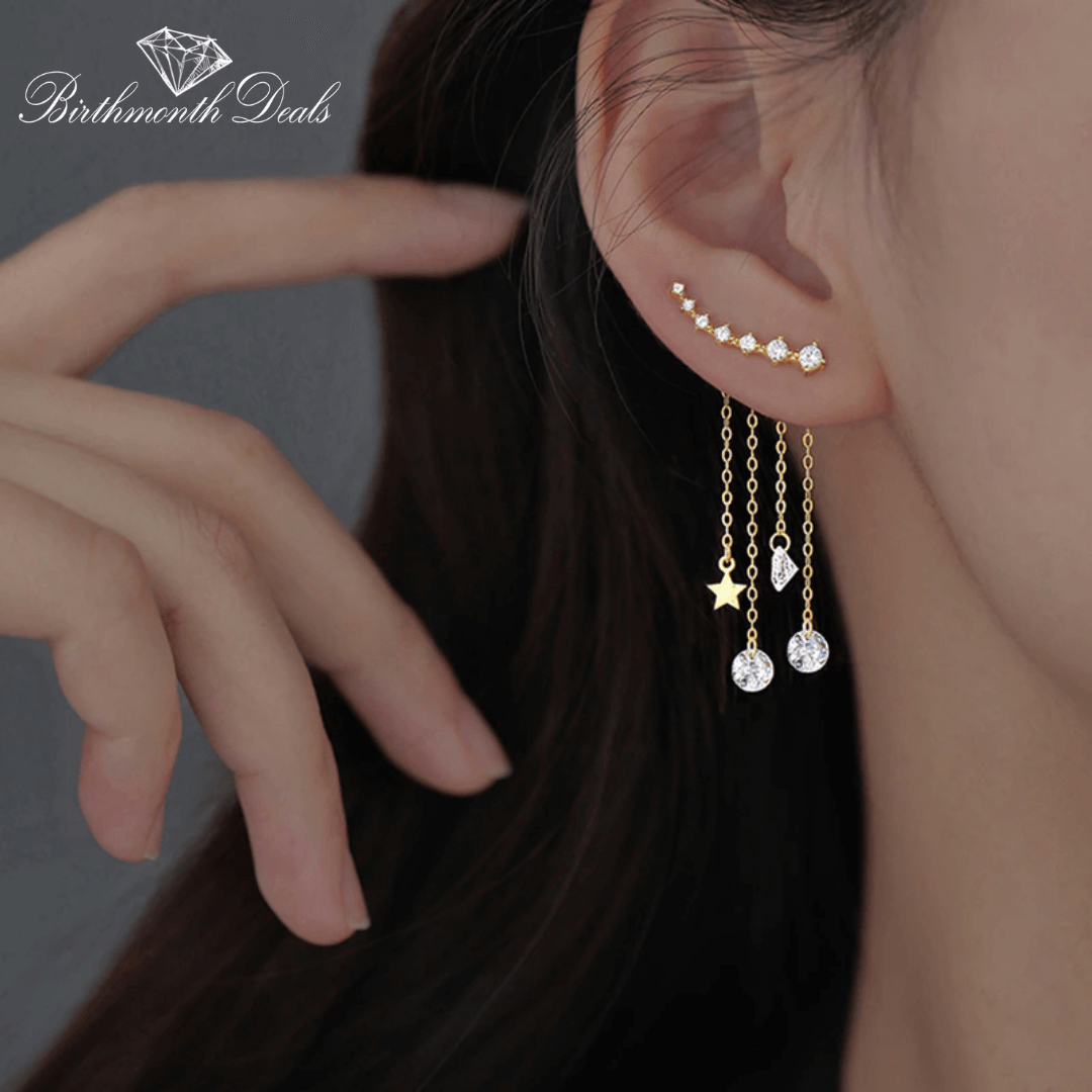 Star Tassel Earrings - Birthmonth Deals