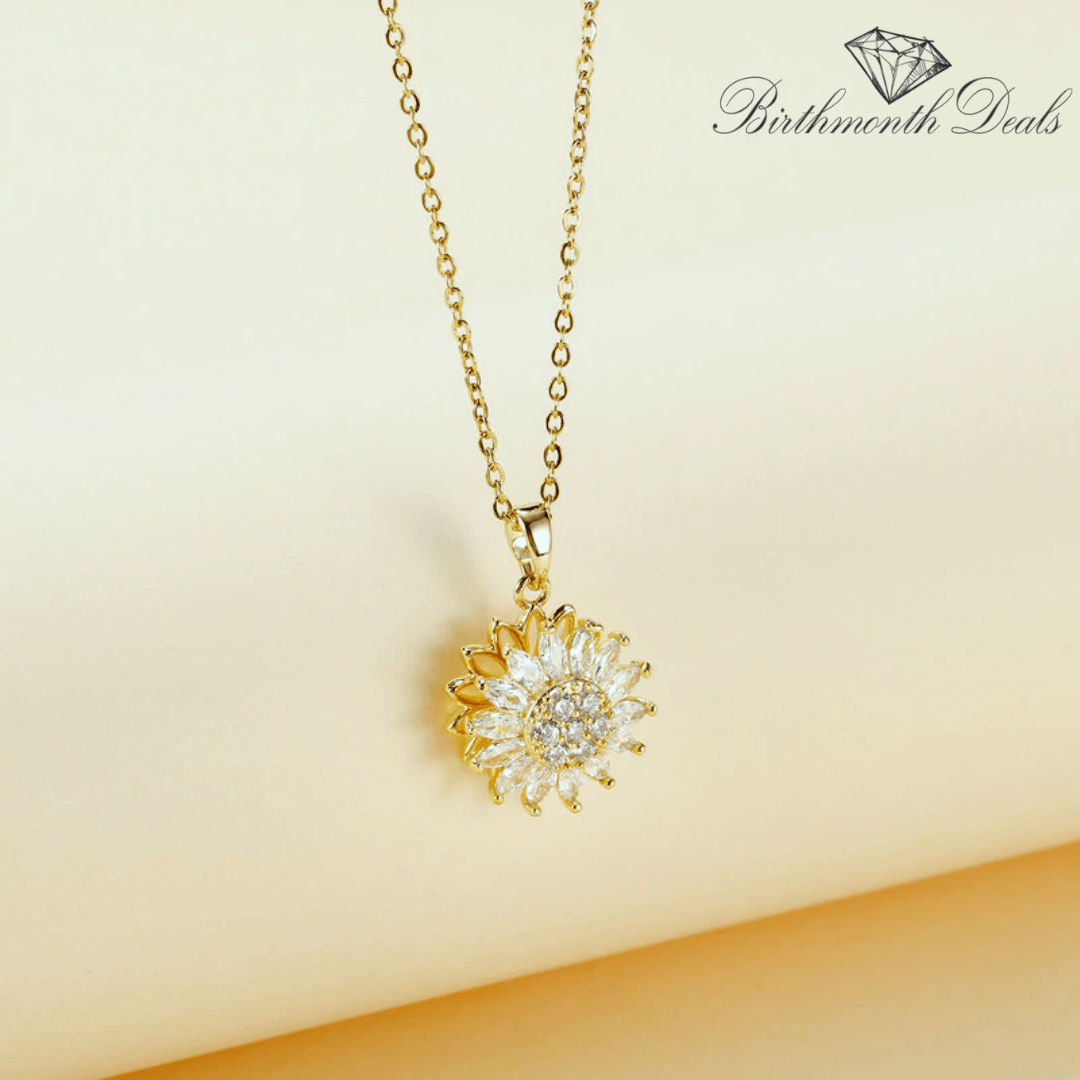 Sunflower Anxiety Necklace - Birthmonth Deals