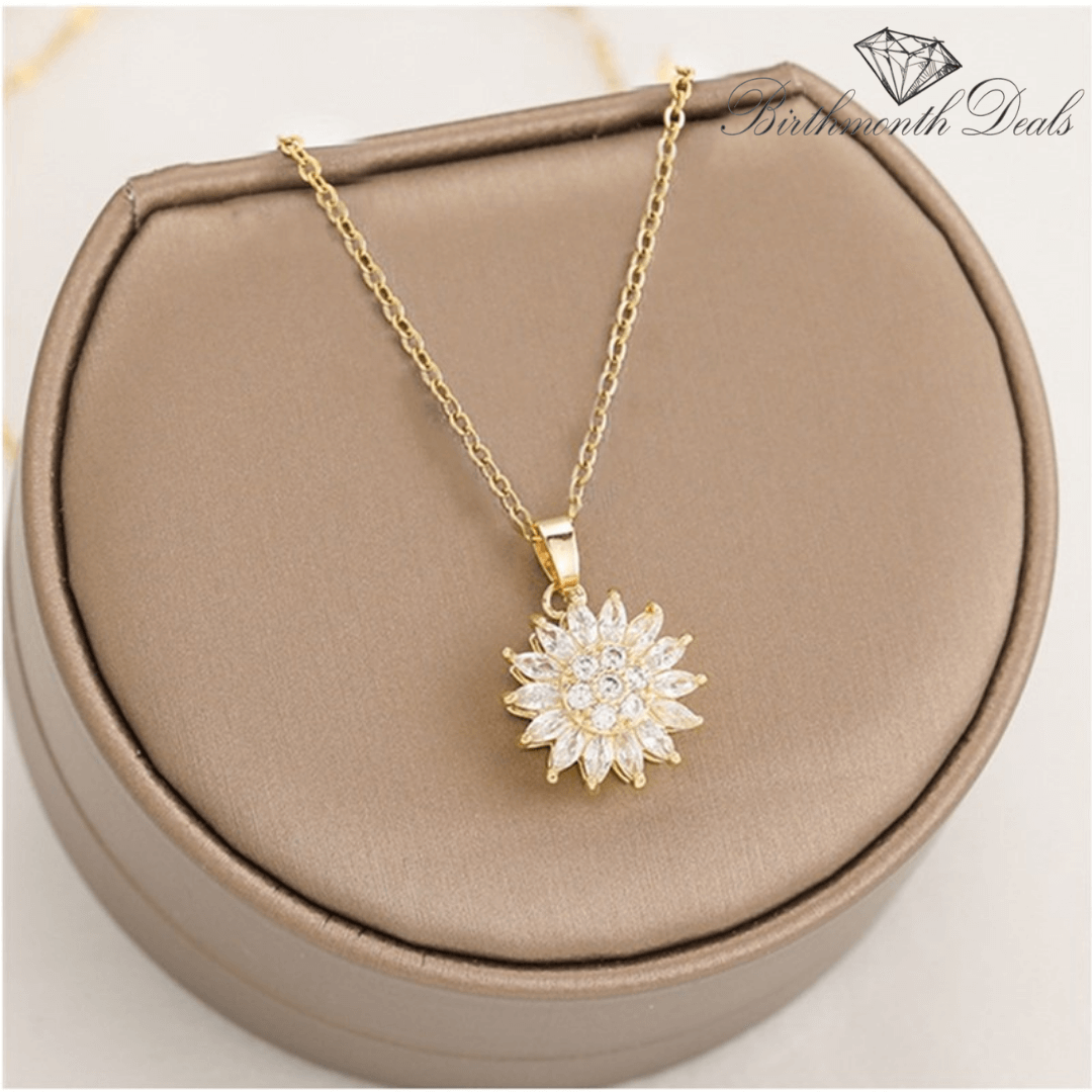 Sunflower Anxiety Necklace - Birthmonth Deals