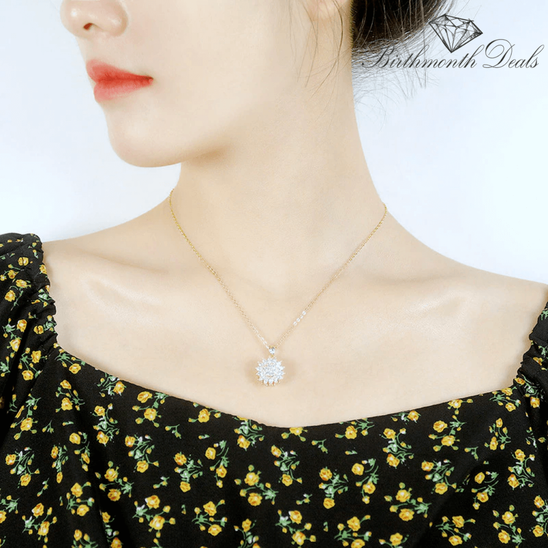 Sunflower Anxiety Necklace - Birthmonth Deals