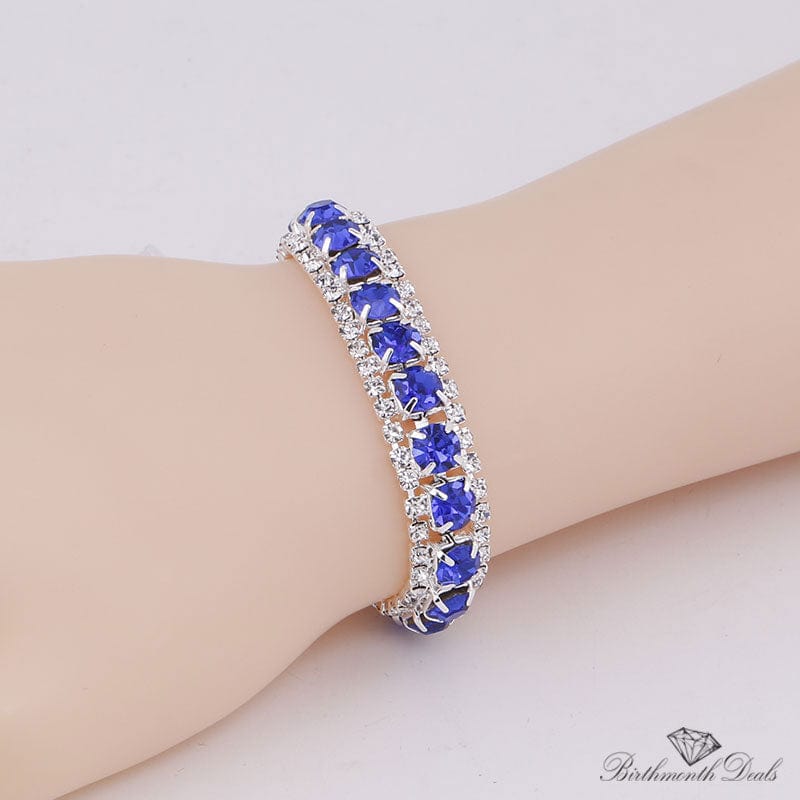 September Sapphire Birthstone Bracelet - Birthmonth Deals