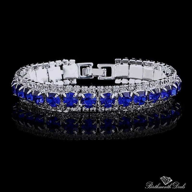 September Sapphire Birthstone Bracelet - Birthmonth Deals