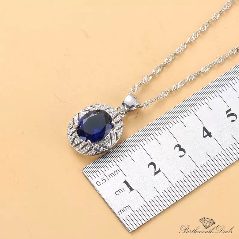 September Sapphire Birthstone Jewelry Set - Birthmonth Deals