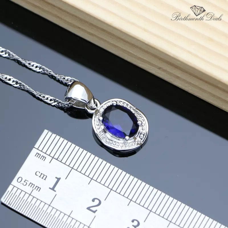 September Sapphire Birthstone Jewelry Set - Birthmonth Deals