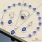 September Sapphire Birthstone Jewelry Set - Birthmonth Deals