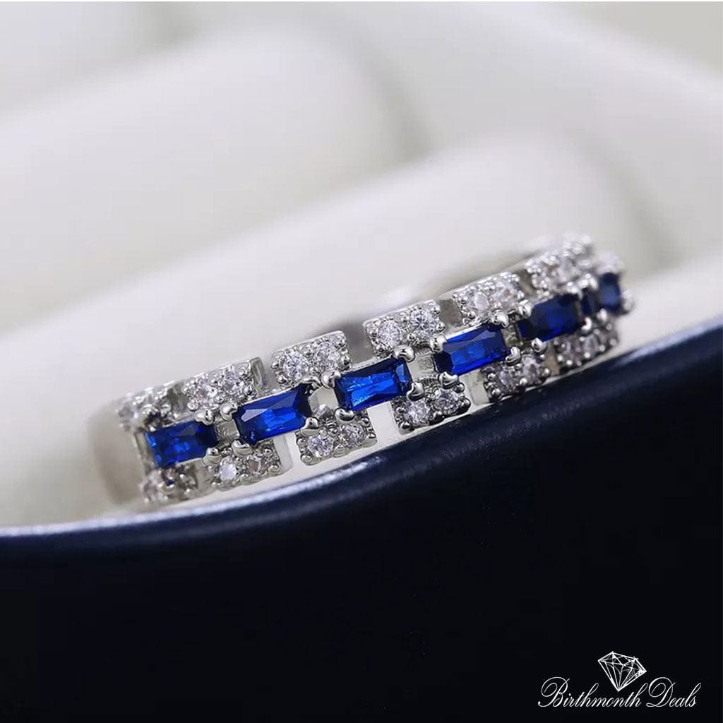 September Sapphire Birthstone Ring - Birthmonth Deals