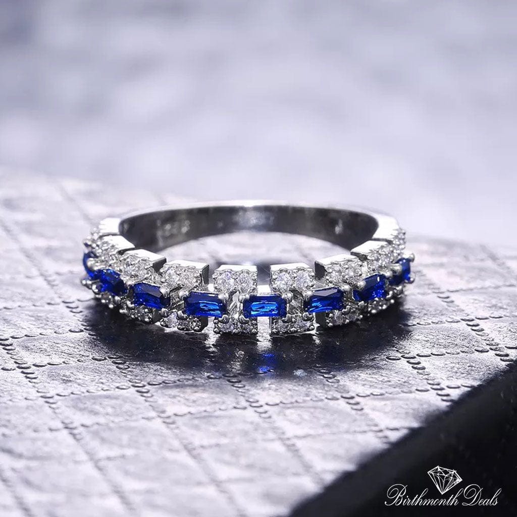 September Sapphire Birthstone Ring - Birthmonth Deals