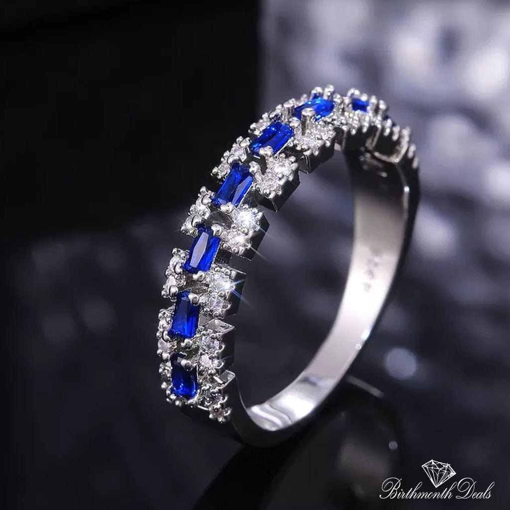 September Sapphire Birthstone Ring - Birthmonth Deals