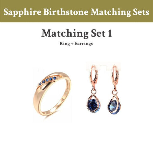 September Sapphire Birthstone Ring Bundles - Birthmonth Deals