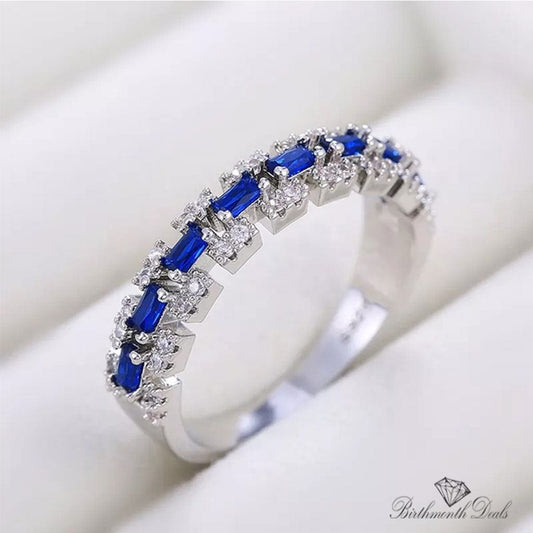 September Sapphire Birthstone Ring - Birthmonth Deals