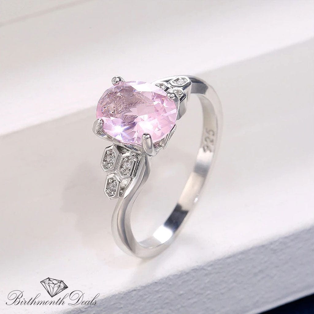 October Tourmaline Birthstone Ring - Birthmonth Deals