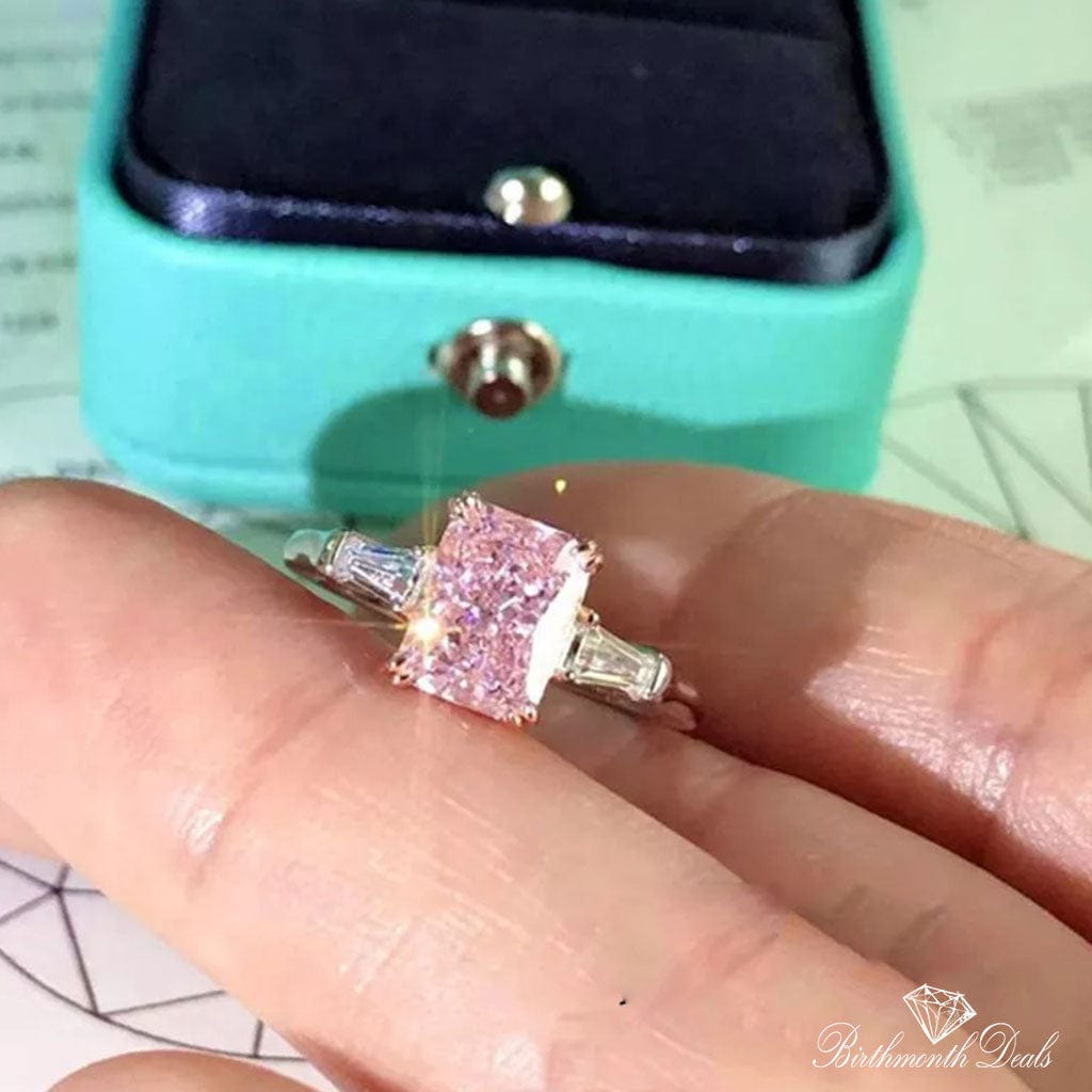 October Tourmaline Birthstone Ring - Birthmonth Deals