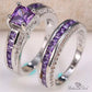 February Amethyst Birthstone Rings - Birthmonth Deals