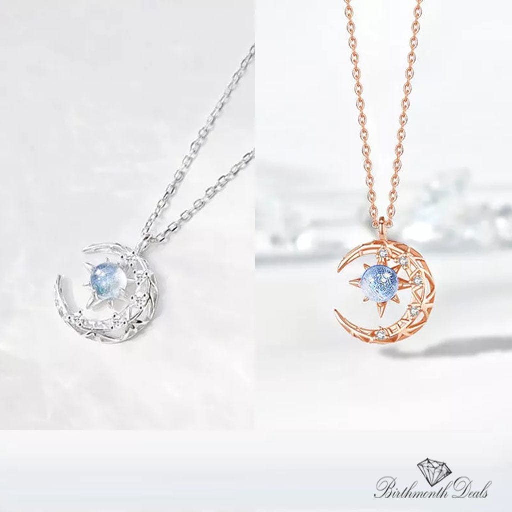 December Zircon Birthstone Necklace - Birthmonth Deals