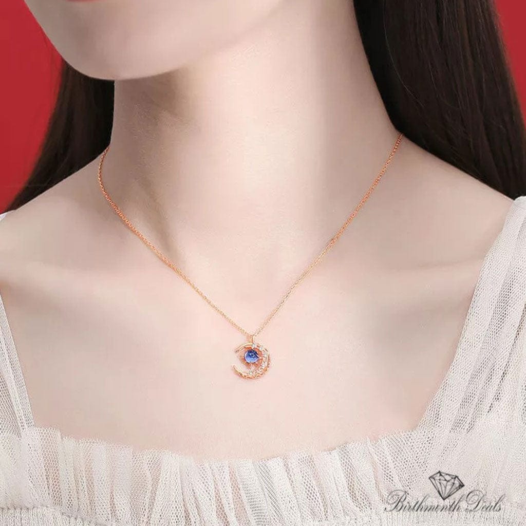 December Zircon Birthstone Necklace - Birthmonth Deals