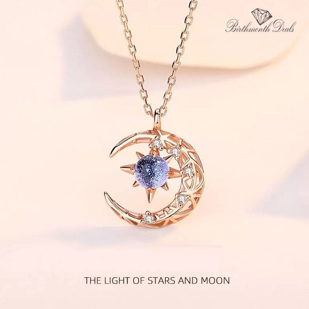 December Zircon Birthstone Necklace - Birthmonth Deals