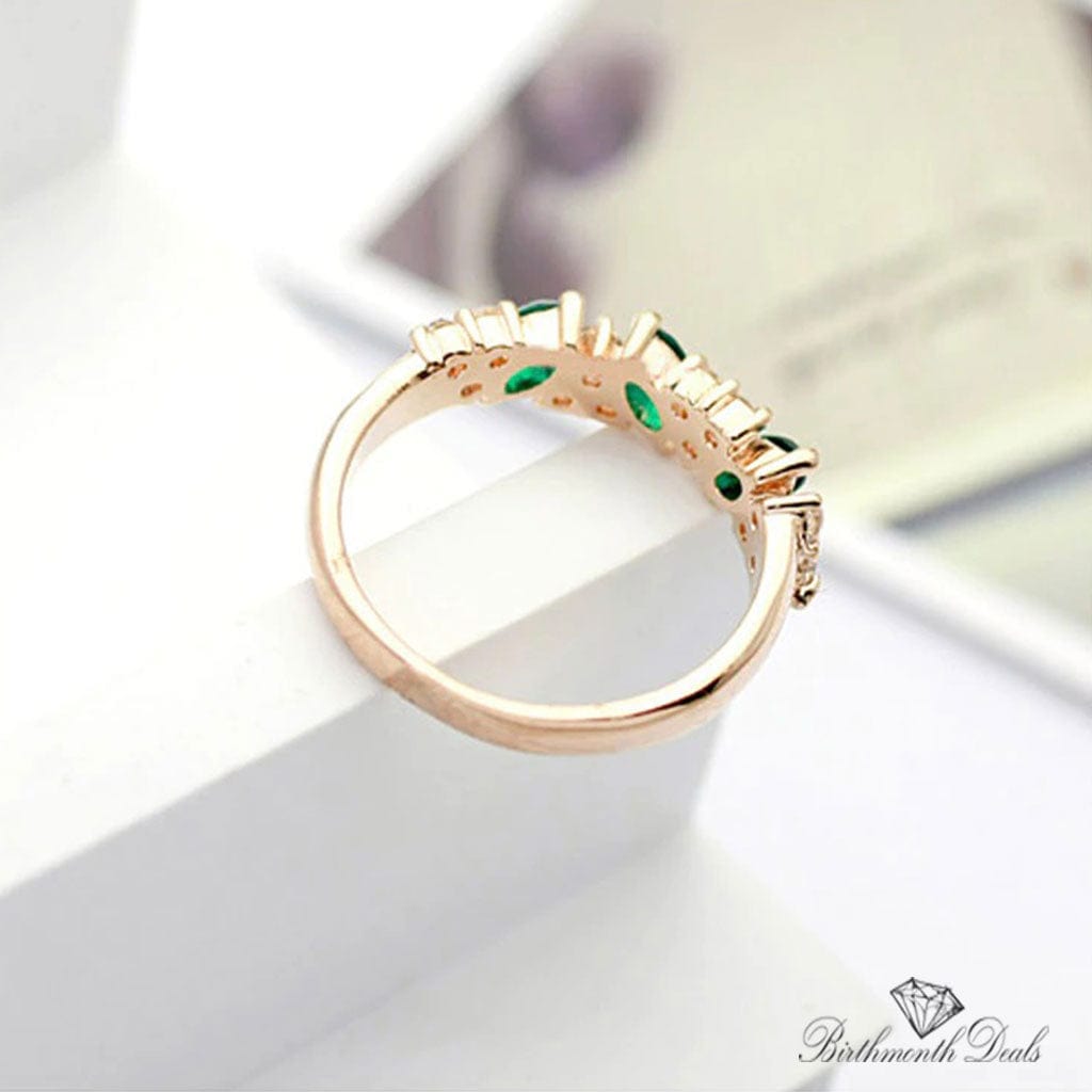 May Emerald Birthstone Ring - Birthmonth Deals